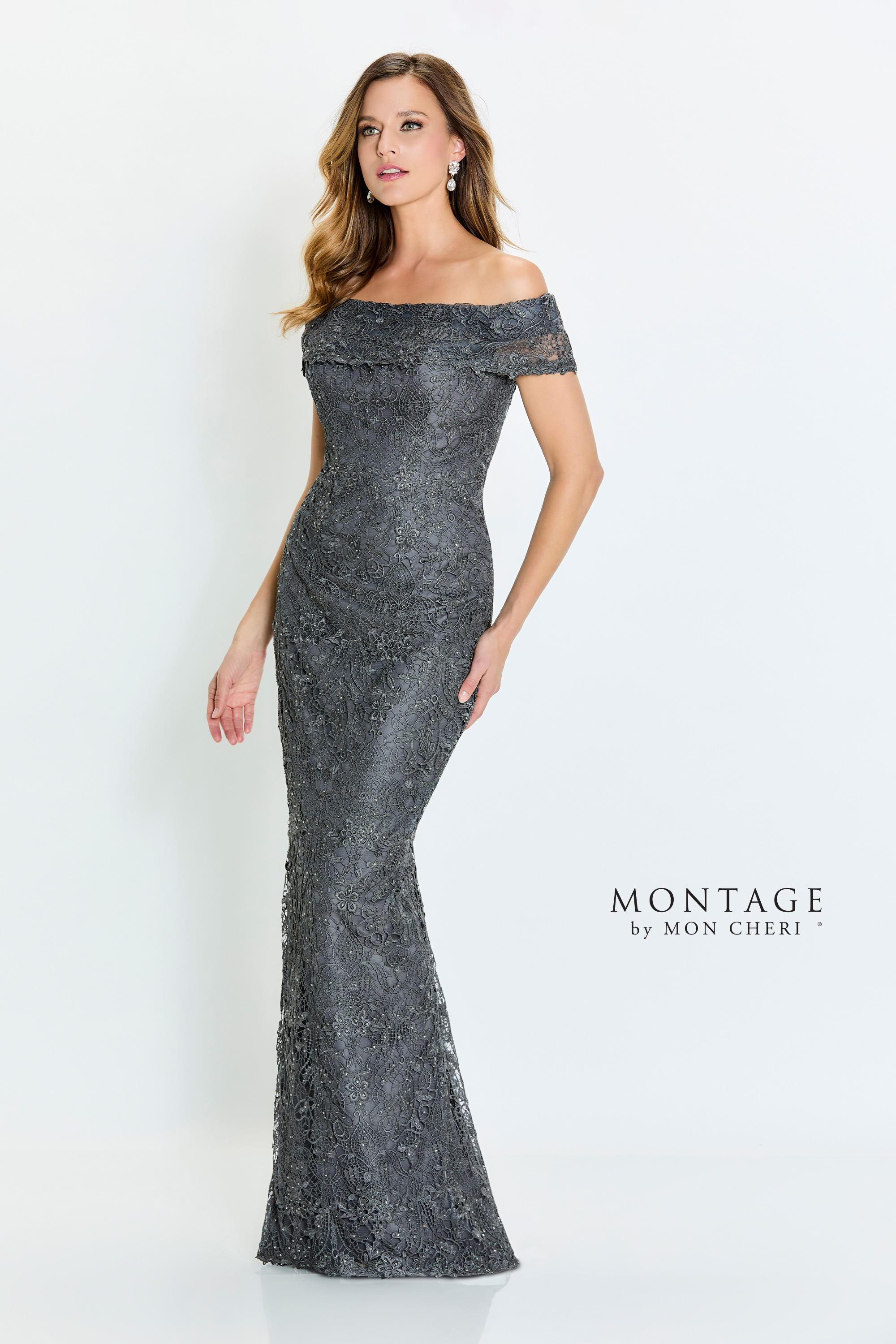Mon Cheri Montage 220947 Lace Evening Dress – Mydressline