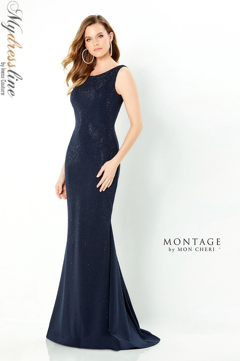 montage dresses navy blue Montage by Mon Cheri Dress M2233