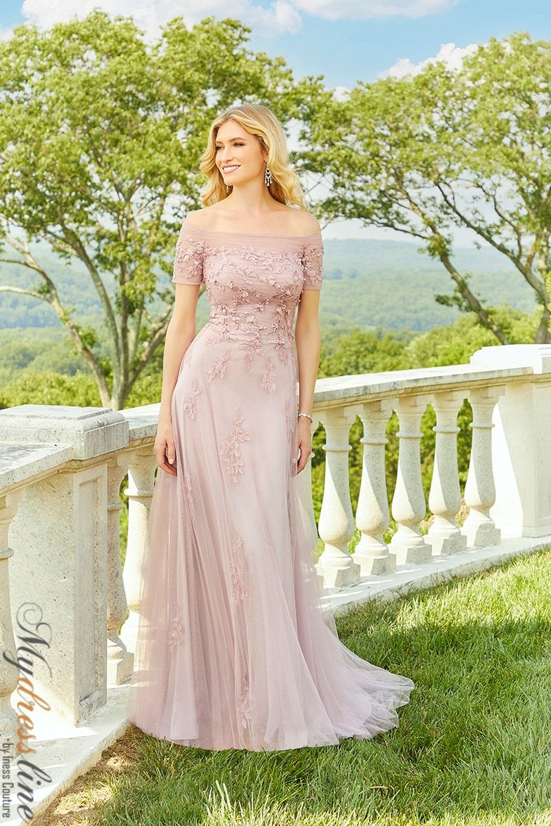 Morilee 72503 A-Line Lace and Tulle Dress Mydressline Morilee 72503 A-Line Lace and Tulle Dress Mydressline
