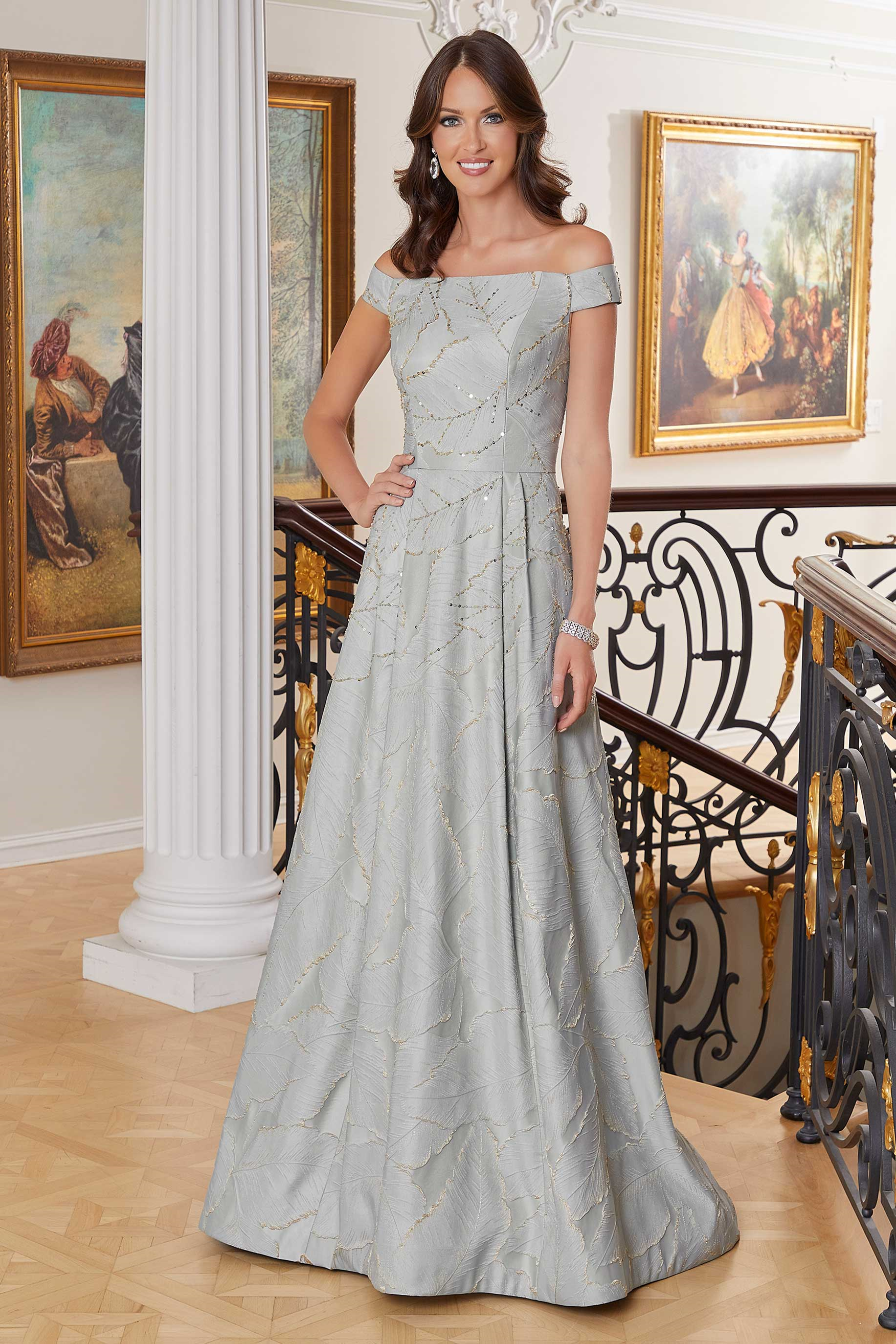 Enchanting Morilee 72712 Evening Dress - Elegant Jacquard