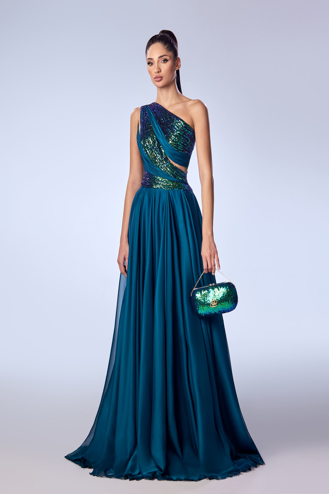 Reverie Couture FW50 – Luxurious Chiffon A-Line Gown