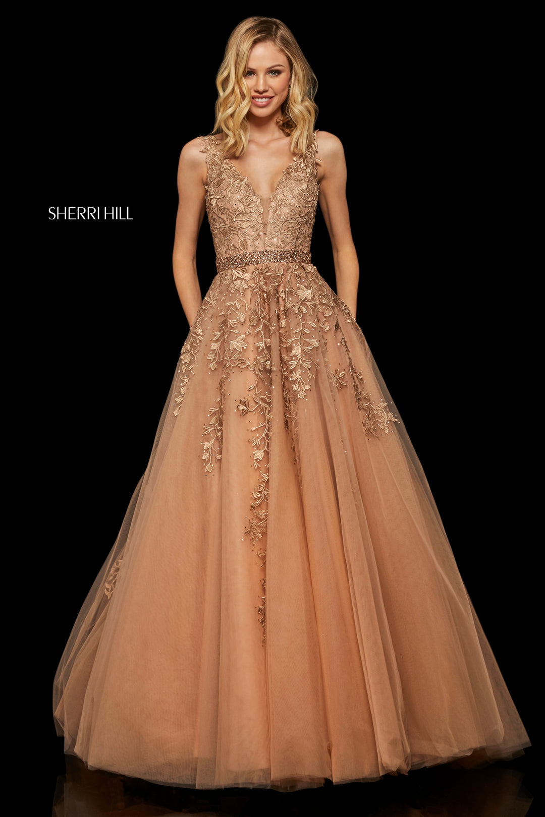 Sherri Hill 11335 Tulle A-Line Prom Dress Mydressline Sherri Hill 11335 Tulle A-Line Prom Dress Mydressline