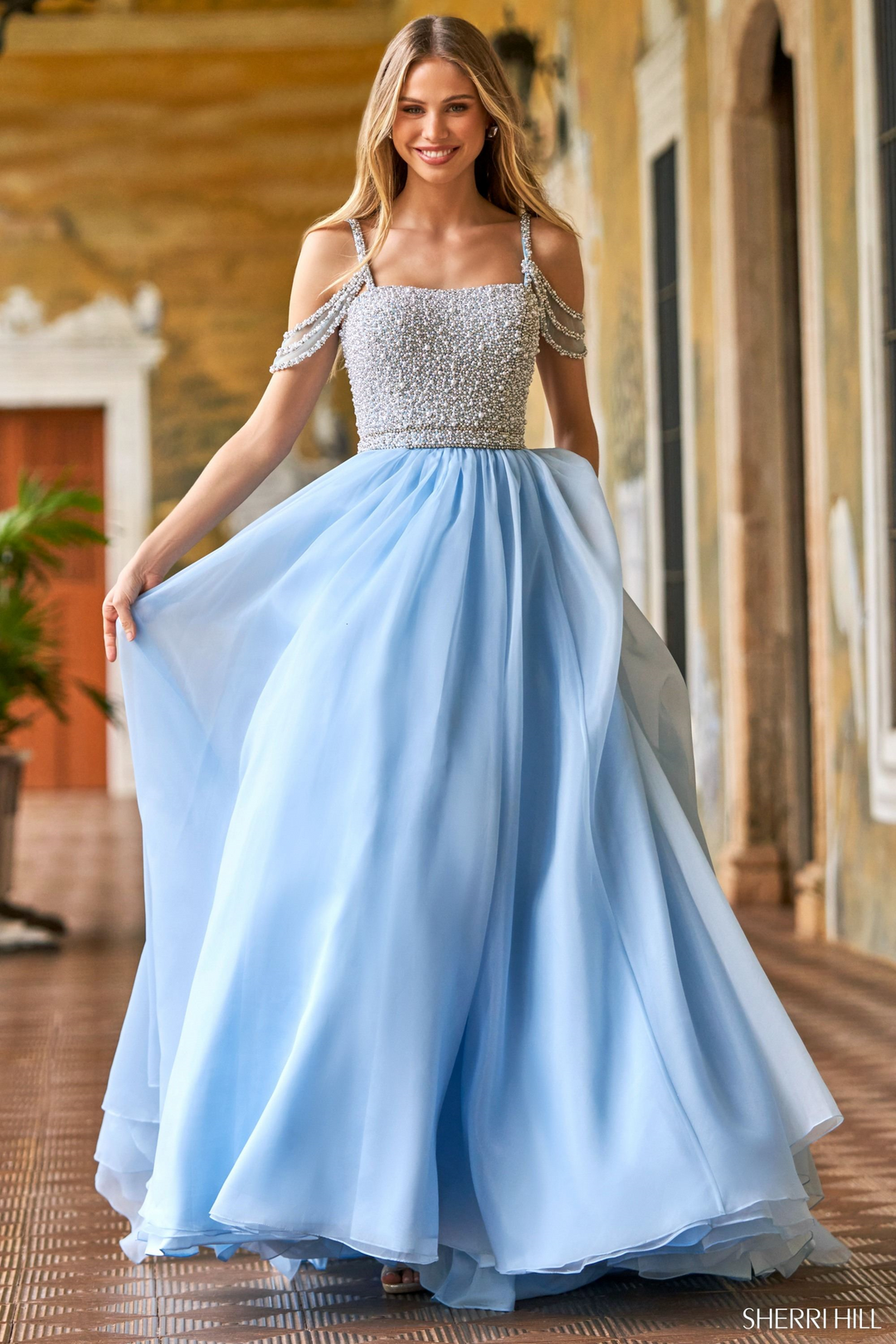 Enchanting Sherri Hill 54976 A-Line Evening Dress Mydressline Enchanting Sherri Hill 54976 A-Line Evening Dress Mydressline