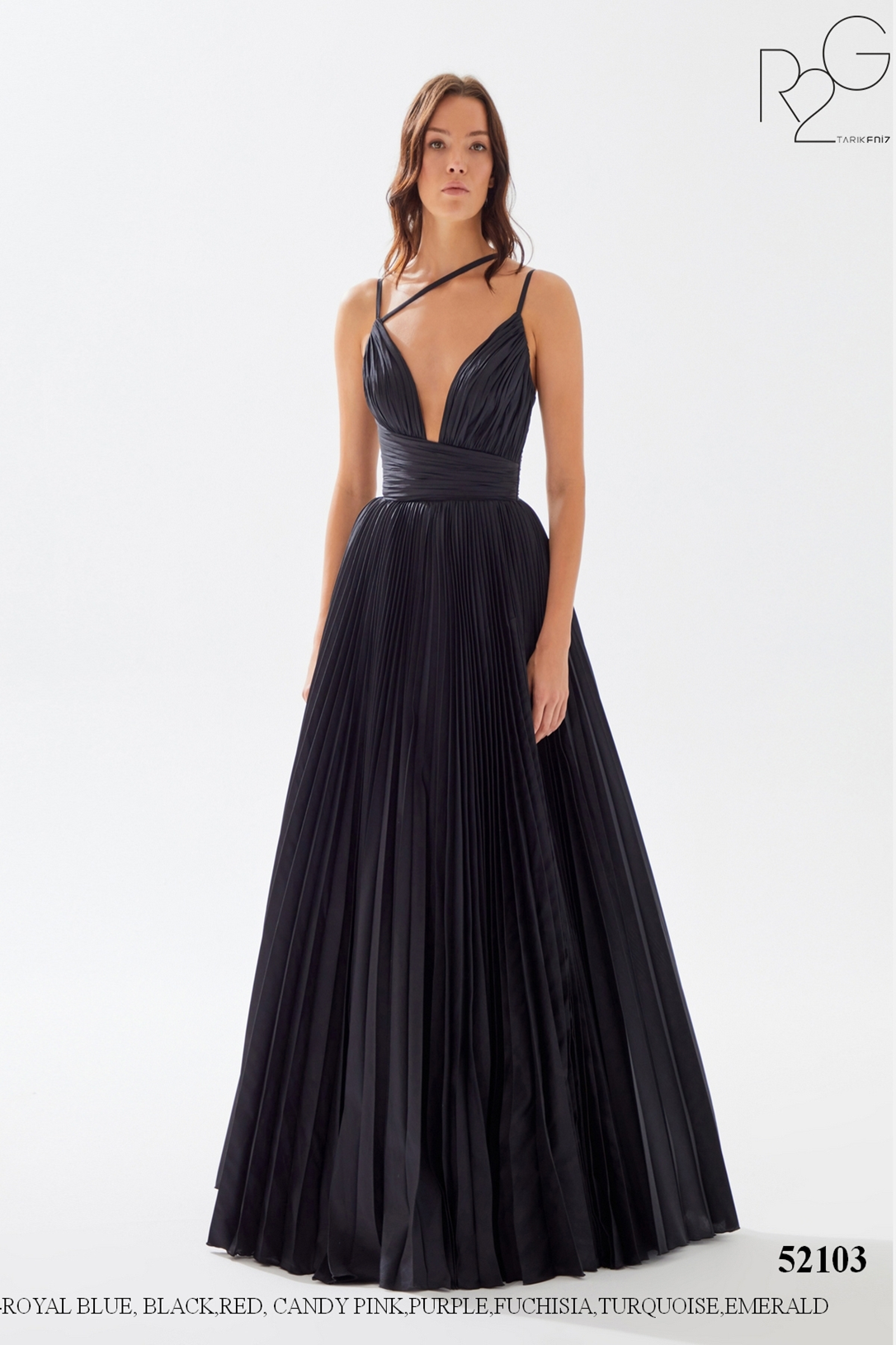 Tarik Ediz 52103 Evening Dress in Luxurious Taffeta – Mydressline