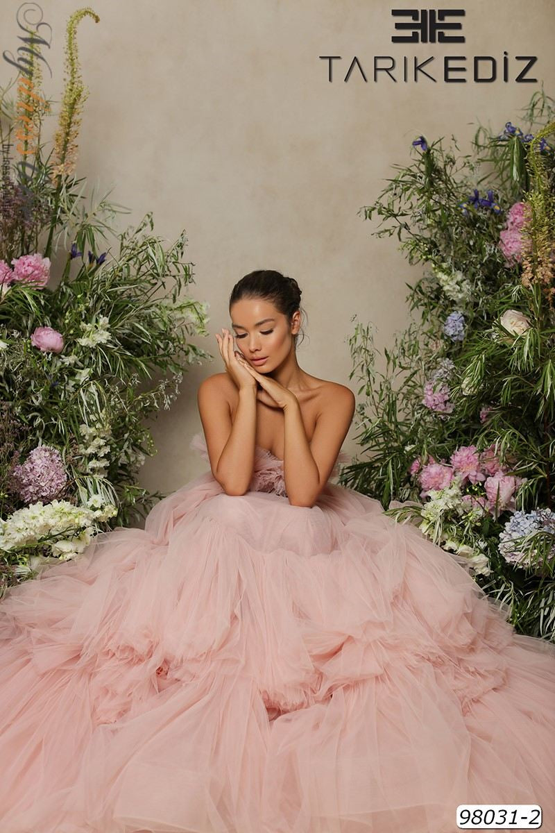 Tarik Ediz 98031 Tulle Ball Gown - Princess Vibes – Mydressline