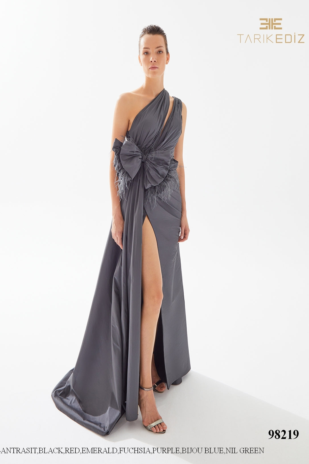 Tarik Ediz 98219 A-Line Taffeta Evening Dress – Mydressline