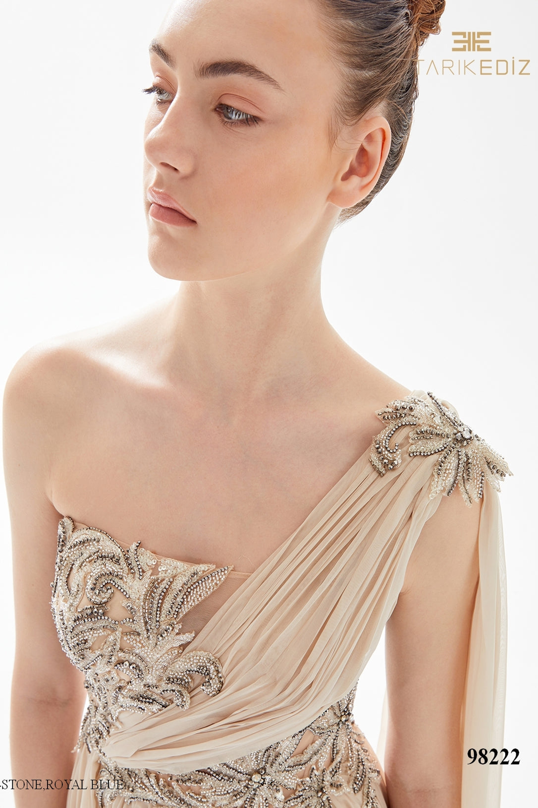 Tarik Ediz 98222 Chiffon A-Line Special Occasion Dress Tarik Ediz 98222 Chiffon A-Line Special Occasion Dress