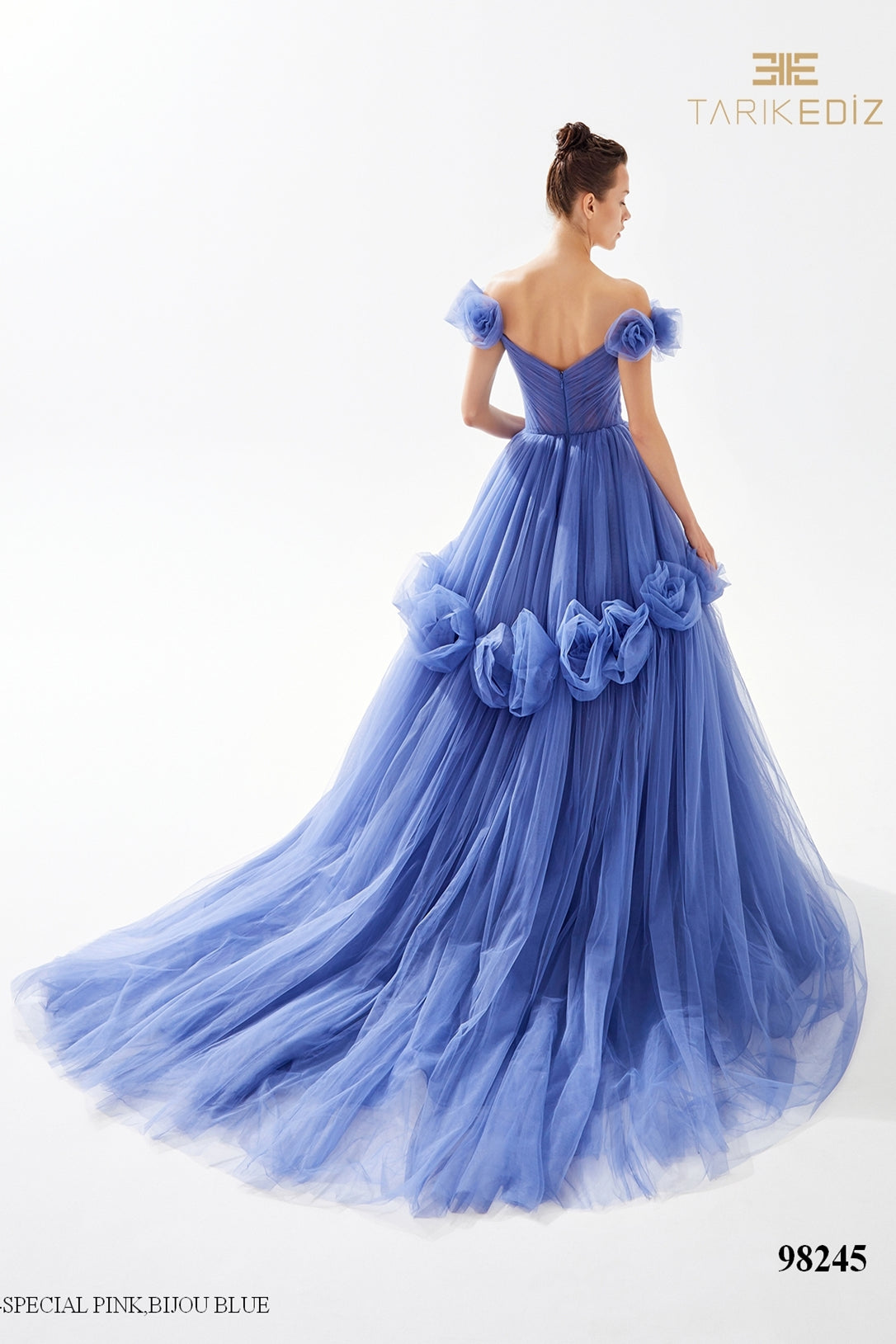 Tarik Ediz 98245 Evening Dress | Luxurious Tulle Gown