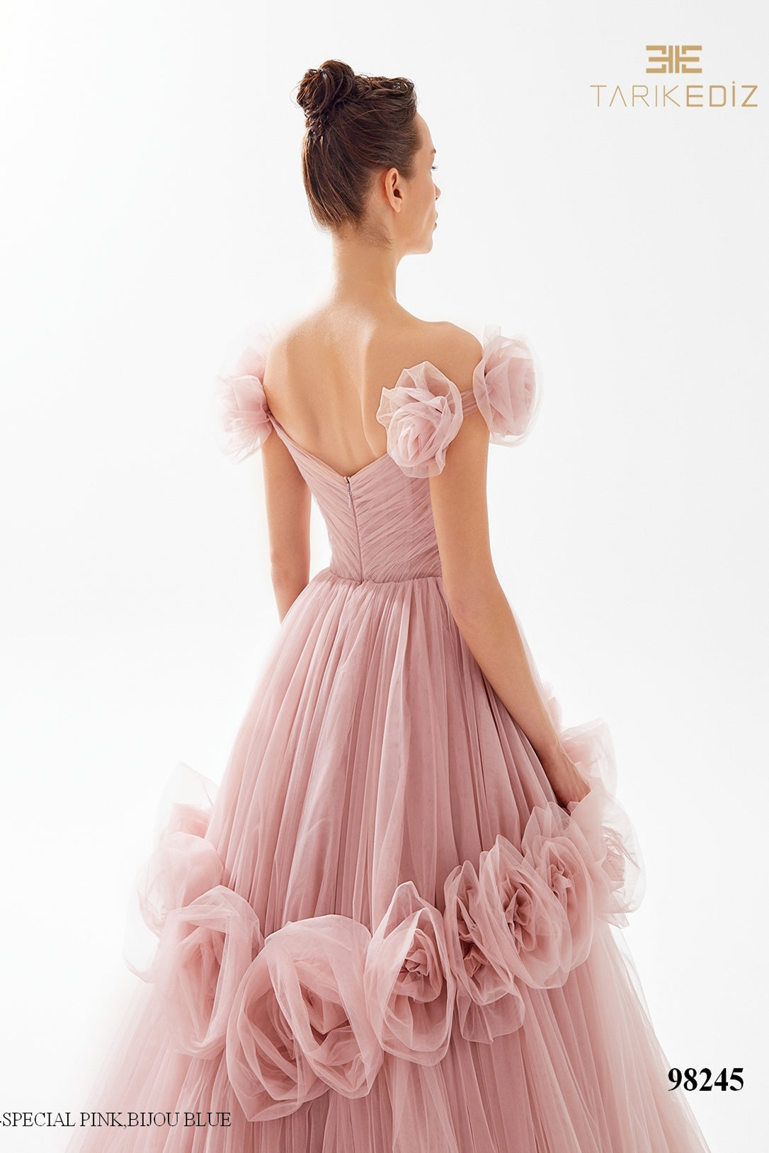 Tarik Ediz 98245 Evening Dress | Luxurious Tulle Gown