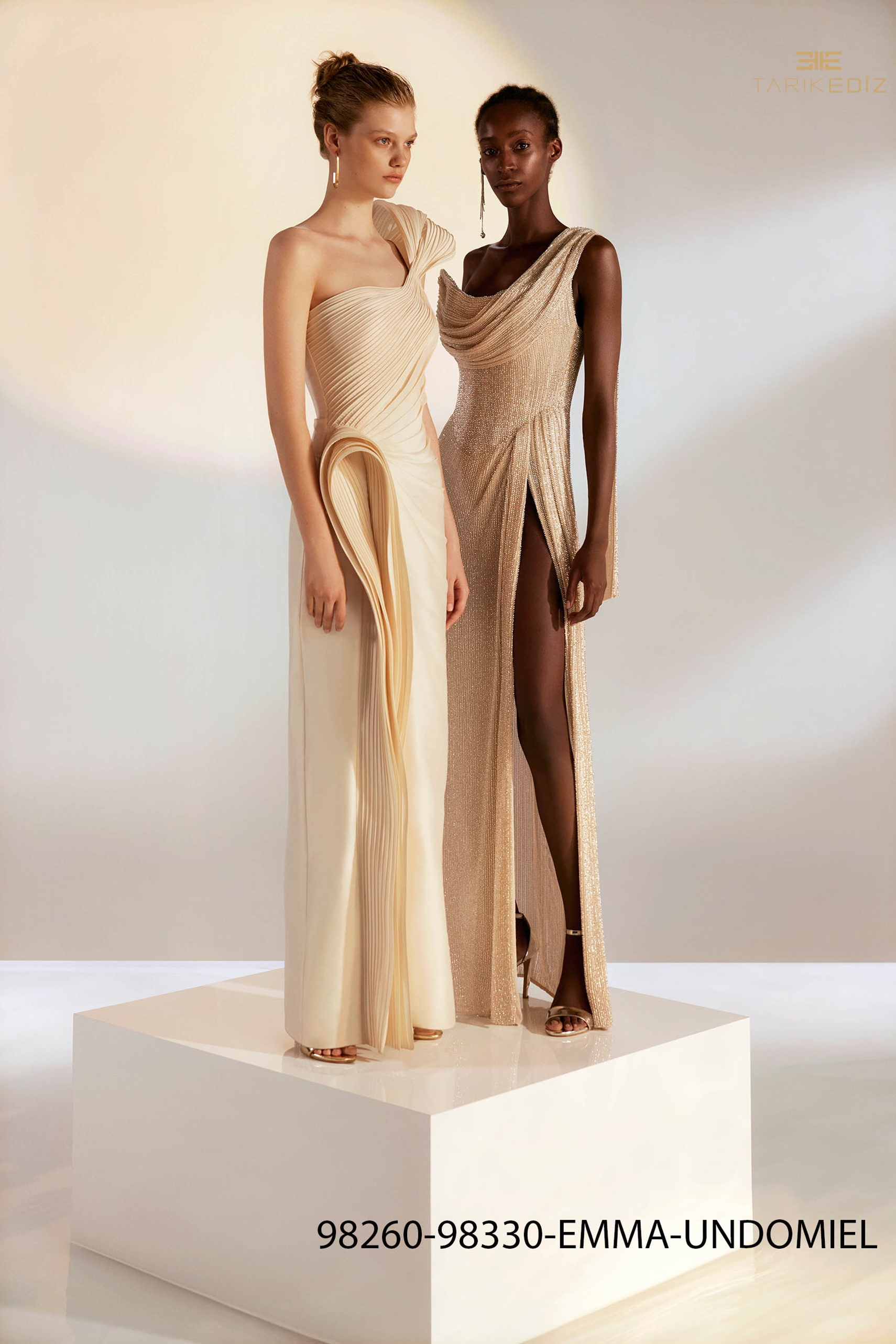 Tarik Ediz 98260 One-Shoulder Taffeta Gown – Mydressline