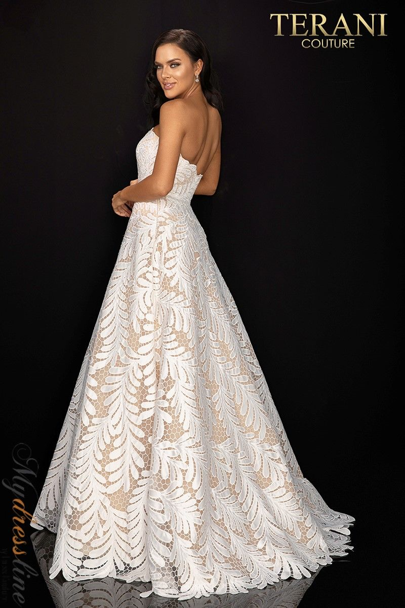 Terani Couture 2011P1183 Lace Ball Gown Wedding Dress Mydressline Terani Couture 2011P1183 Lace Ball Gown Wedding Dress Mydressline