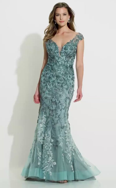 Mon Cheri Montage M522 Evening Dress - Luxury Embroidered Gown ...