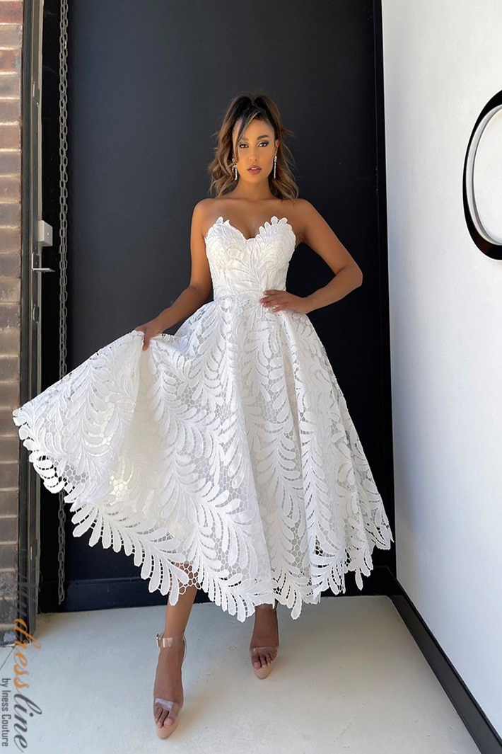 Nicoletta JX5031 Lace Cocktail Dress – Refined Charm – Mydressline