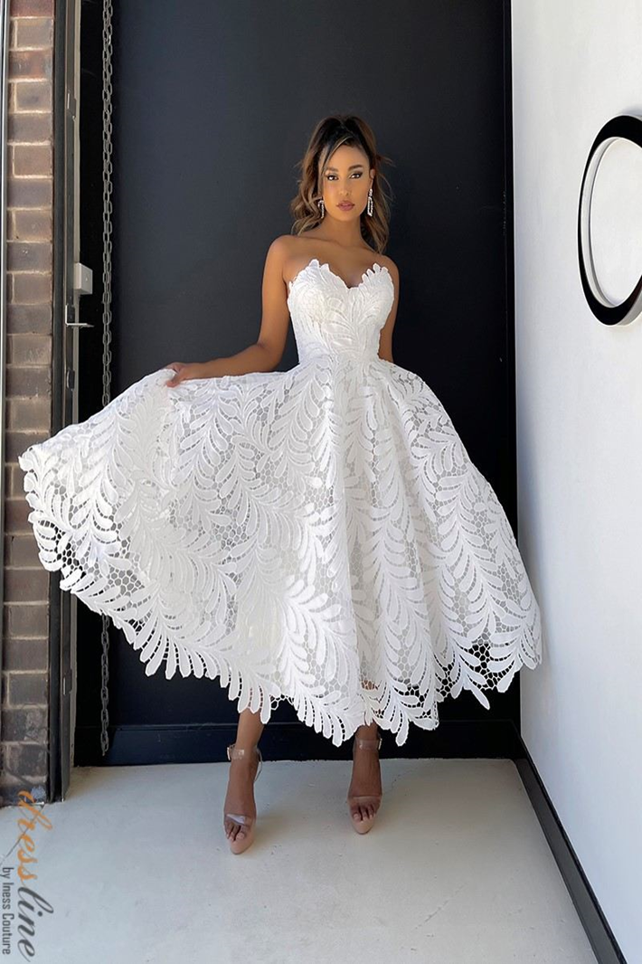 Nicoletta JX5031 Lace Cocktail Dress – Refined Charm – Mydressline