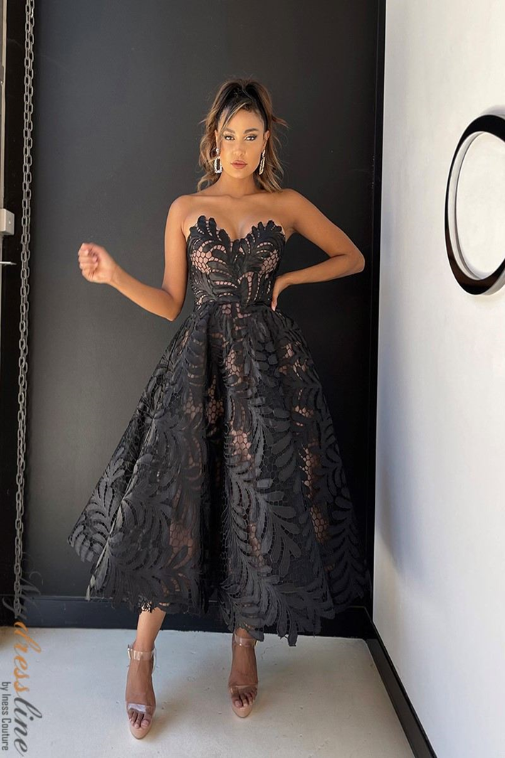 Nicoletta JX5031 Lace Cocktail Dress – Refined Charm – Mydressline
